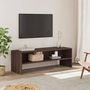 vidaXL Έπιπλο Τηλεόρασης Καφέ Δρυς 120x40x40cm Επεξεργασμένο Ξύλο