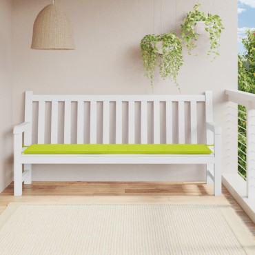 vidaXL Μαξιλάρι Πάγκου Κήπου Αν. Πράσινο 200x50x4cm Ύφασμα Oxford