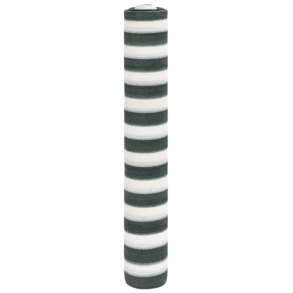 vidaXL Δίχτυ Σκίασης Πράσινο/Λευκό 1 x 25 μ. από HDPE 75 γρ./μ²