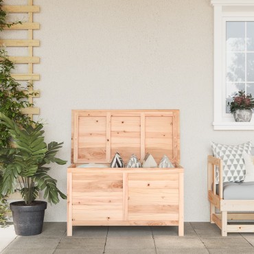 vidaXL Κουτί Μαξιλαριών Εξ. Χώρου 99x50x56,5cm από Μασίφ Ξύλο Ελάτης
