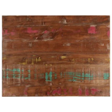 vidaXL Επιφάνεια Τραπεζιού Ορθογώνια 80x60x2,5cm Ανακυκλωμένο Ξύλο 1 τεμ.