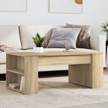 vidaXL Τραπεζάκι Σαλονιού Sonoma Δρυς 102x55x42cm Επεξεργασμένο Ξύλο 1 τεμ.