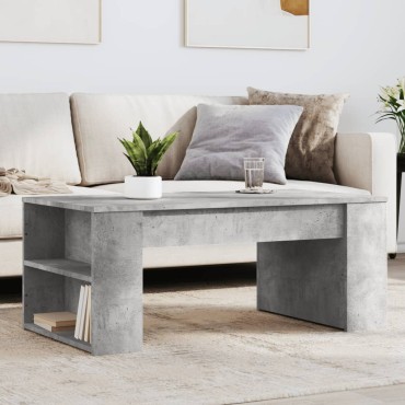 vidaXL Τραπεζάκι Σαλονιού Γκρι Σκυρ. 102x55x42cm Επεξεργασμένο Ξύλο 1 τεμ.