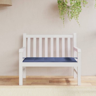 vidaXL αξιλάρι Πάγκου Κήπου Ναυτικό Μπλε 100x50x4cm Ύφασμα Oxford