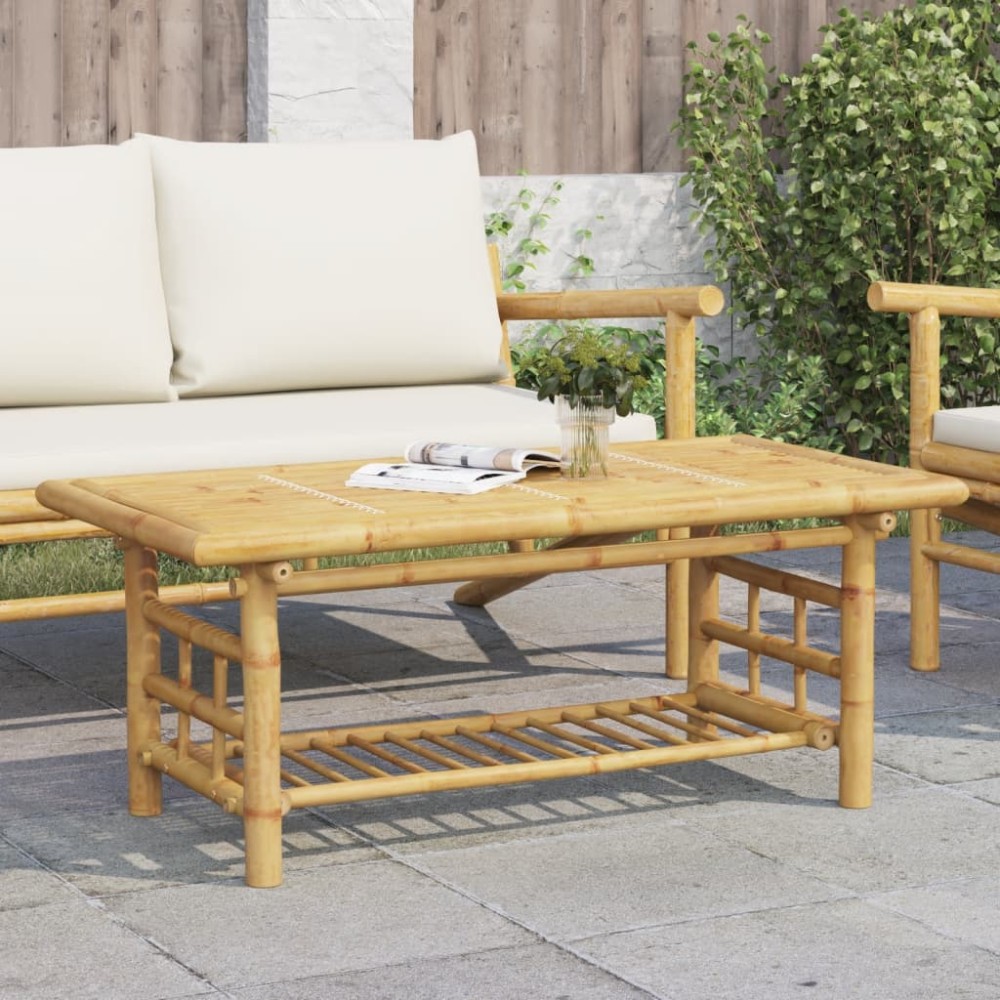 vidaXL Τραπεζάκι Σαλονιού 110x55x45cm από Μπαμπού 1 τεμ.