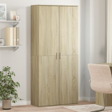 vidaXL Ντουλάπι Sonoma Δρυς 80x35x180cm από Επεξεργασμένο Ξύλο 1 τεμ.