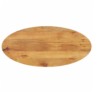 vidaXL Επιφάνεια Τραπεζιού Οβάλ 140x50x3,8cm Μασίφ Ξύλο Μάνγκο 1 τεμ.