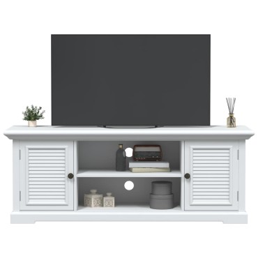 vidaXL Έπιπλο Τηλεόρασης Λευκό 110x30x41cm από Επεξεργασμένο Ξύλο