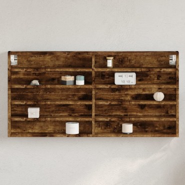 vidaXL Βιτρίνα Καπνιστή Δρυς 100x8,5x50cm από Επεξεργασμένο Ξύλο