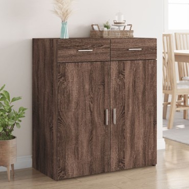 vidaXL Ντουλάπι Καφέ Δρυς 80x42,5x93cm από Επεξεργασμένο Ξύλο 1 τεμ.