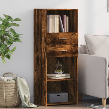 vidaXL Ντουλάπα Καπνιστή Δρυς 45x42,5x124cm από Επεξεργασμένο Ξύλο 1 τεμ.
