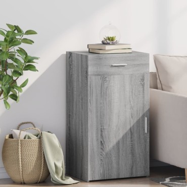 vidaXL Ραφιέρα Γκρι Sonoma 50x42,5x93cm από Επεξεργασμένο Ξύλο 1 τεμ.