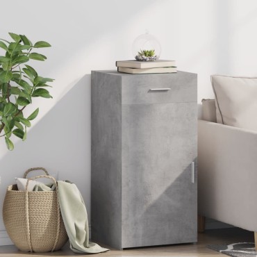 vidaXL Ντουλάπι Γκρι Σκυροδέματος 45x42,5x93cm Επεξεργασμένο Ξύλο 1 τεμ.