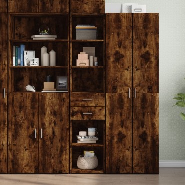 vidaXL Ντουλάπι Καπνιστή Δρυς 40x42,5x185cm από Επεξεργασμένο Ξύλο 1 τεμ.