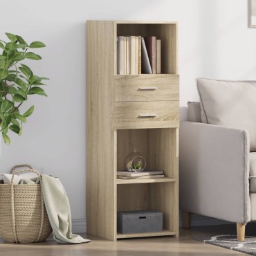 vidaXL Ντουλάπι Sonoma Δρυς 40x42,5x124cm από Επεξεργασμένο Ξύλο 1 τεμ.