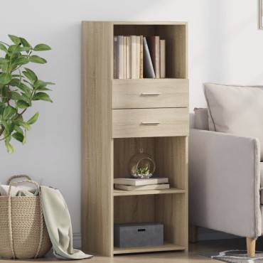 vidaXL Ντουλάπι Sonoma Δρυς 45x42,5x124cm από Επεξεργασμένο Ξύλο 1 τεμ.