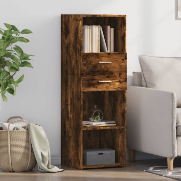 vidaXL Ντουλάπα Καπνιστή Δρυς 40x42,5x124cm από Επεξεργασμένο Ξύλο 1 τεμ.