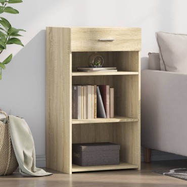 vidaXL Μπουφές Sonoma Δρυς 50x42,5x93cm από Επεξεργασμένο Ξύλο 1 τεμ.