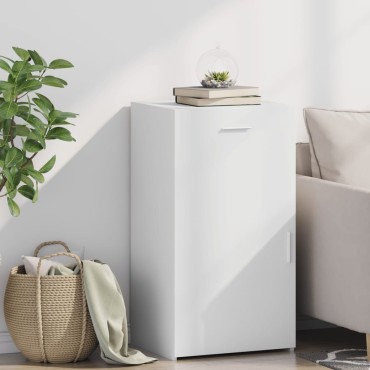 vidaXL Συρταριέρα Λευκή 50x42,5x93cm από Επεξεργασμένο Ξύλο 1 τεμ.