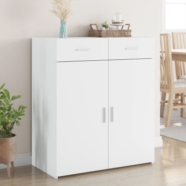 vidaXL Ντουλάπι Λευκή 80x42,5x93cm από Επεξεργασμένο Ξύλο 1 τεμ.
