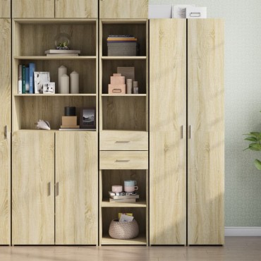 vidaXL Ντουλάπι Sonoma Δρυς 40x42,5x185cm από Επεξεργασμένο Ξύλο 1 τεμ.