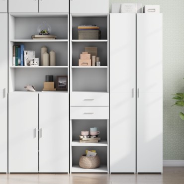 vidaXL Ντουλάπι Λευκό 45x42,5x185cm από Επεξεργασμένο Ξύλο 1 τεμ.