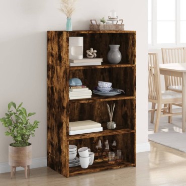 vidaXL Ντουλάπα Καπνιστή Δρυός 70x41x124cm από Επεξεργασμένο Ξύλο 1 τεμ.
