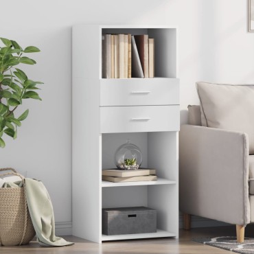 vidaXL Ντουλάπι Μαύρο 50x42,5x124cm από Επεξεργασμένο Ξύλο 1 τεμ.