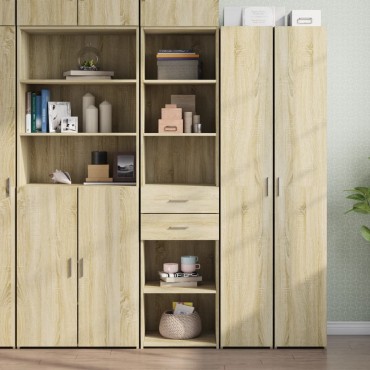 vidaXL Ντουλάπι Sonoma Δρυς 45x42,5x185cm από Επεξεργασμένο Ξύλο 1 τεμ.