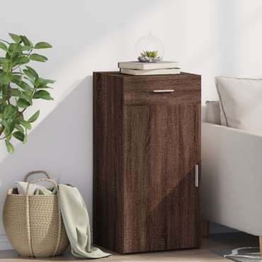 vidaXL Ντουλάπι Καφέ Δρυς 45x42,5x93cm Επεξεργασμένο Ξύλο 1 τεμ.