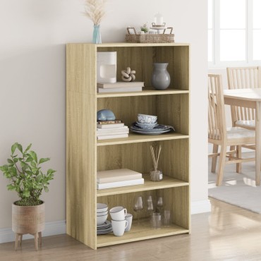 vidaXL Ντουλάπι Sonoma Δρυός 70x41x124cm από Επεξεργασμένο Ξύλο 1 τεμ.