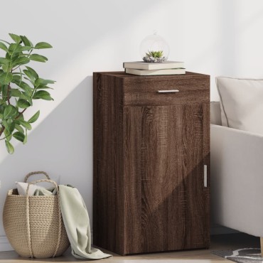 vidaXL Μπουφές Καφέ Δρυς 50x42,5x93cm από Επεξεργασμένο Ξύλο 1 τεμ.