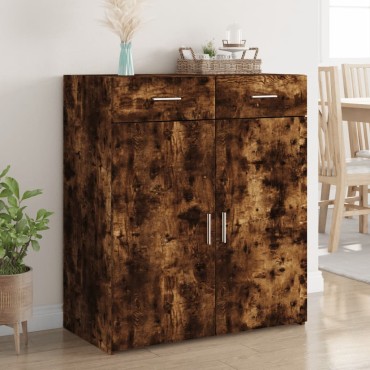 vidaXL Ντουλάπι Καπνιστή Δρυς 80x42,5x93cm από Επεξεργ. Ξύλο 1 τεμ.