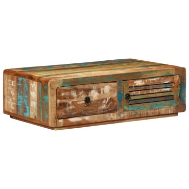 vidaXL Τραπεζάκι Σαλονιού 89x55x29cm από Μασίφ Ανακυκλωμένο Ξύλο 1 τεμ.