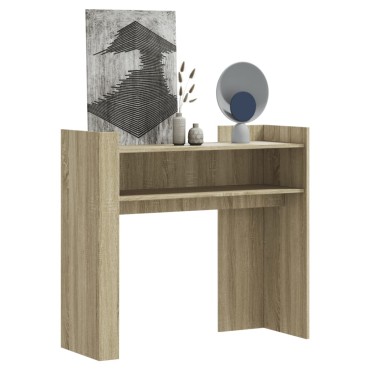 vidaXL Τραπέζι Κονσόλα Sonoma Δρυς 100x35x90cm Επεξεργασμένο Ξύλο 1 τεμ.