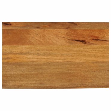 vidaXL Επιφάνεια Τραπεζιού 50x40x2,5cm Live Edge Μασίφ Ξύλο Μάνγκο 1 τεμ.