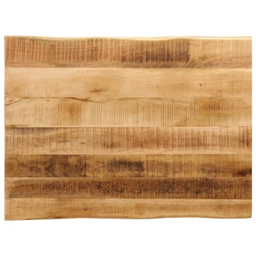 vidaXL Επιφάνεια Τραπεζιού 70x60x2,5cm Live Edge Μασίφ Ξύλο Μάνγκο 1 τεμ.