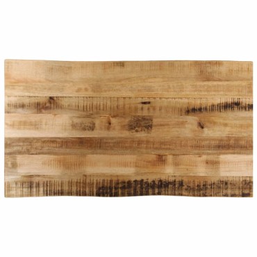 vidaXL Επιφάνεια Τραπεζιού 110x60x2,5cm Live Edge Μασίφ Ξύλο Μάνγκο 1 τεμ.