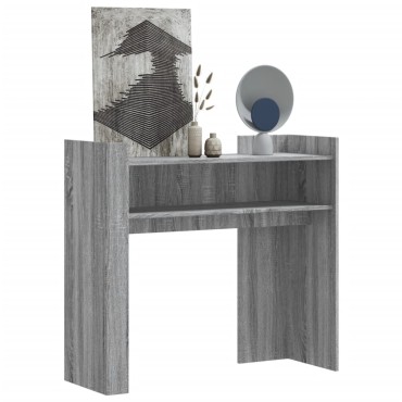 vidaXL Τραπέζι Κονσόλα Γκρι Sonoma 100x35x90cm Επεξεργασμένο Ξύλο 1 τεμ.