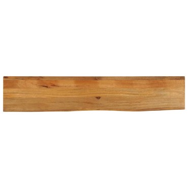 vidaXL Επιφάνεια Τραπεζιού 140x20x2,5cm Live Edge Μασίφ Ξύλο Μάνγκο 1 τεμ.