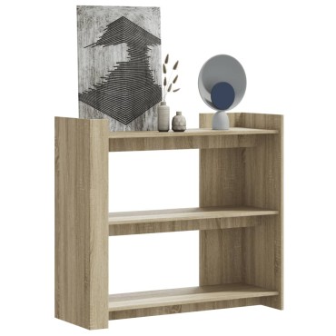 vidaXL Τραπέζι Κονσόλα Sonoma Δρυς 100x35x90cm Επεξεργασμένο Ξύλο 1 τεμ.