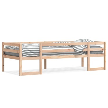 vidaXL Πλαίσιο Παιδικού Κρεβατιού 90x190cm από Μασίφ Ξύλο Πεύκου 1 τεμ. - Μονό