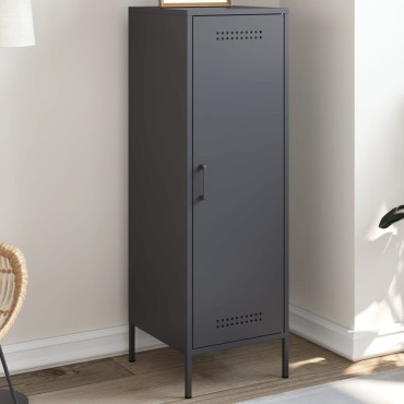 vidaXL Ντουλάπι Ανθρακί 36x39x113cm από Ατσάλι 1 τεμ.