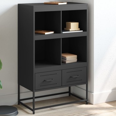 vidaXL Ντουλάπι Μαύρο 68x39x111,5cm από Χάλυβα 1 τεμ.