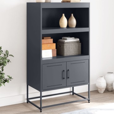 vidaXL Ντουλάπι Πράσινο Λαδί 68,5x38,5x107cm από Ατσάλι 1 τεμ.