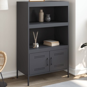 vidaXL Ντουλάπι Ανθρακί 68x39x113cm από Ατσάλι 1 τεμ.