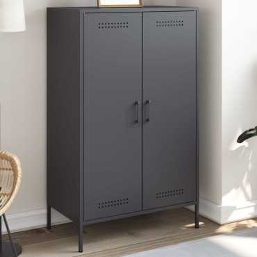 vidaXL Ντουλάπι Ανθρακί 68x39x113cm από Ατσάλι 1 τεμ.