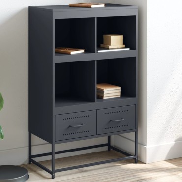 vidaXL Ντουλάπι Ανθρακί 68x39x111,5cm από Χάλυβα 1 τεμ.