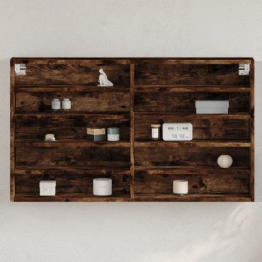 vidaXL Βιτρίνα Καπνιστή Δρυς 100x15x58cm από Επεξεργασμένο Ξύλο