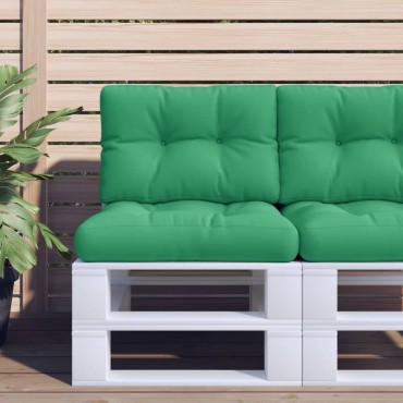 vidaXL Μαξιλάρι Παλέτας Πράσινο 60x40x12cm Υφασμάτινο